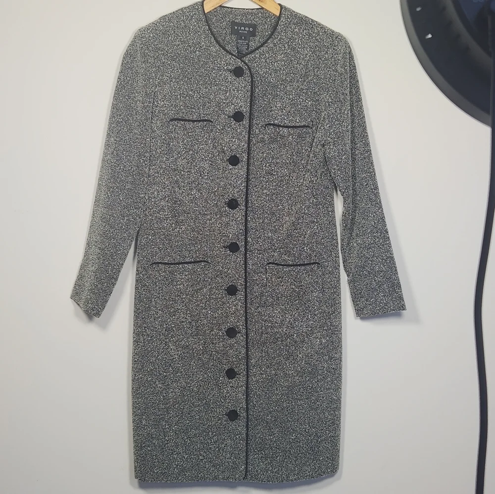 Vintage Virgo Long Jacket Dress - Picture 2 of 10